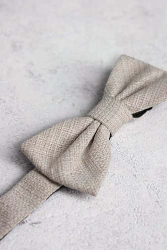 Le devant de Nœud papillon écru de Liberty Island pour Hommes