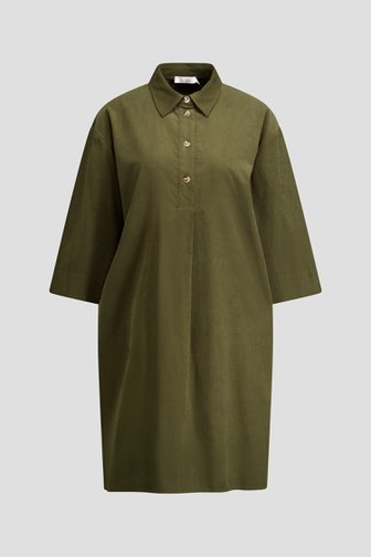 Productfoto 1 van Olijfgroen kleedje in fijn corduroy door Liberty Loving nature voor Dames