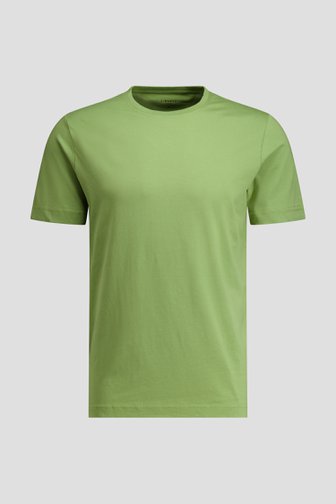 Productfoto 1 van Olijfgroen T-shirt met ronde hals  door Liberty Island voor Heren