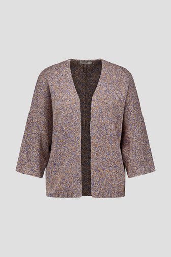 Oranje-blauw gemêleerde cardigan van Libelle voor Dames