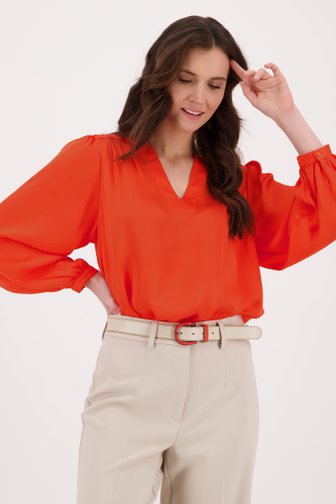 Oranje blouse 