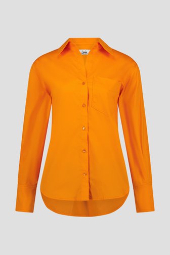 Oranje hemdblouse  van Louise voor Dames
