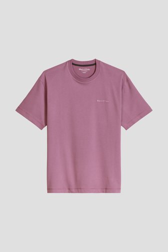 Productfoto 1 van Paars T-shirt met ronde hals door Marc O'Polo voor Heren