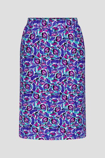 Paarse rok met print van Claude Arielle voor Dames