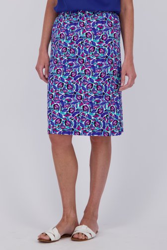 Paarse rok met print van Claude Arielle voor Dames