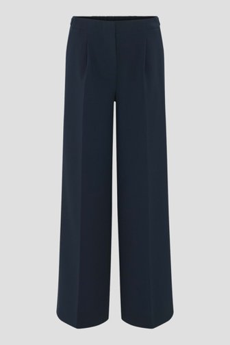 Palazzo bleu foncé avec taille élastique de Opus pour Femmes