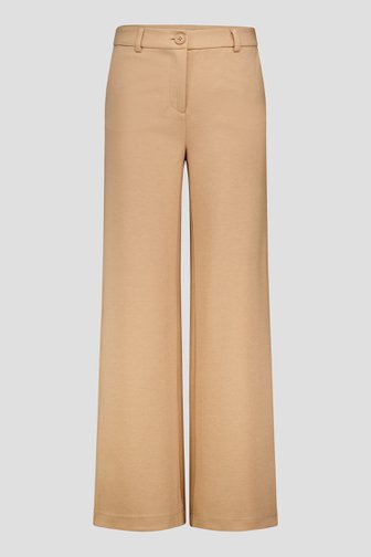 Le devant de Pantalon ample à taille haute marron clair de Libelle pour Femmes
