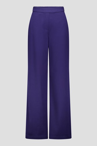 Le devant de Pantalon ample bleu marine à taille élastique de Liberty Island pour Femmes