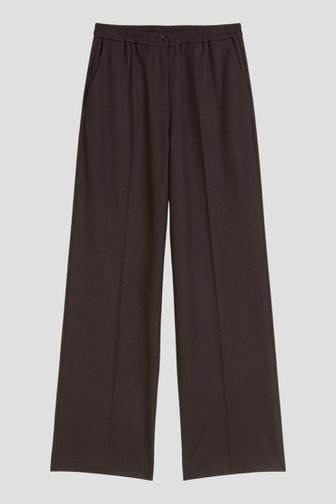 Photo produit 1 de Pantalon ample marron à taille élastique de Marc O'Polo pour Femmes