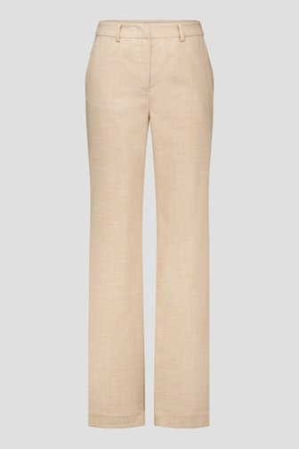 Pantalon beige large de Liberty Island pour Femmes