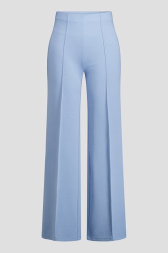 Le devant de Pantalon bleu avec coutures - Straight fit de Liberty Island pour Femmes