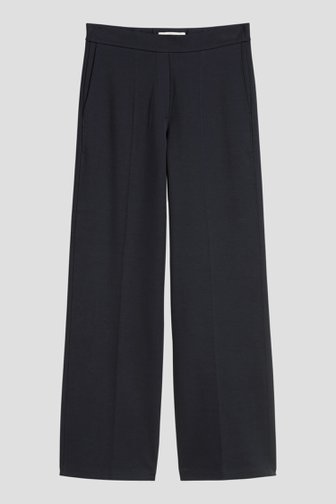Photo produit 1 de Pantalon bleu foncé à jambes larges de Marc O'Polo pour Femmes