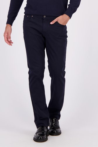Le devant de Pantalon bleu foncé - Jackson - regular fit  de Brassville pour Hommes