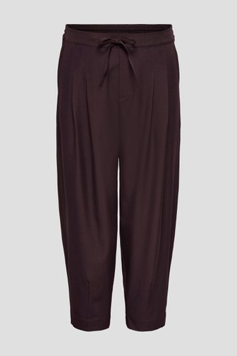 Photo produit 1 de Pantalon bordeaux - Barrel fit de ONLY Carmakoma pour Femmes