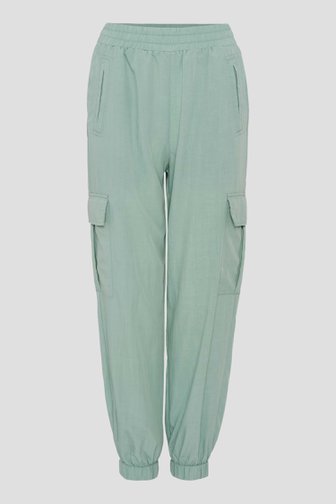 Pantalon cargo vert-bleu de Opus pour Femmes