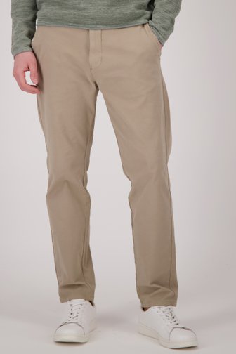 Pantalon chino beige avec taille élastiquée de ONLY & SONS pour Hommes