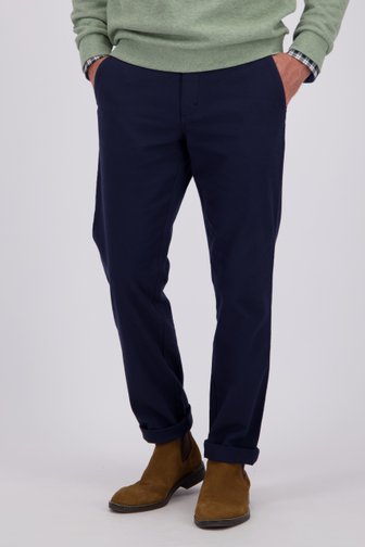 Le devant de Pantalon Chino Bleu foncé de Dansaert Blue pour Hommes