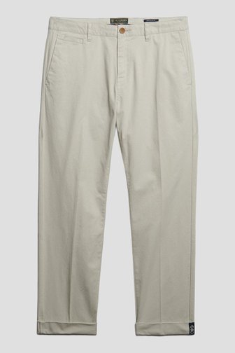 Photo produit 2 de Pantalon chino gris de Superdry pour Hommes