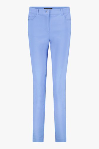 Pantalon coloré en stretch - bleu clair de Claude Arielle pour Femmes