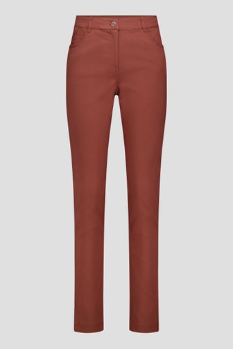 Photo produit 1 de Pantalon coloré en stretch - marron de Claude Arielle pour Femmes