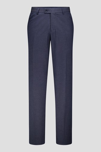 Pantalon de costume bleu à carreaux - Comfort fit