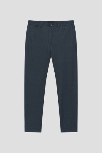 Photo produit 1 de Pantalon de costume bleu foncé à motif fin de Matinique pour Hommes
