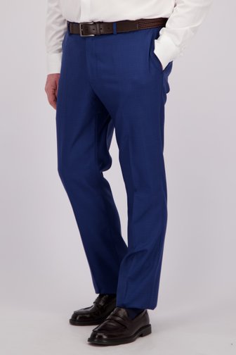 Pantalon de costume bleu foncé - Comfort fit de Dansaert Black pour Hommes
