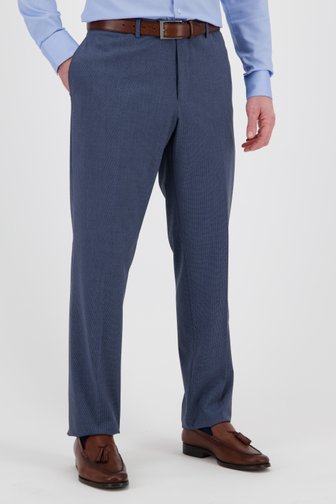 Pantalon de costume bleu moyen - comfort fit de Dansaert Black pour Hommes