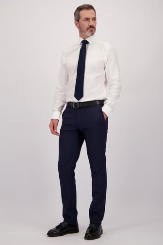 Le devant de Pantalon de costume bleu - Slim fit - Starmer de Dansaert Black pour Hommes
