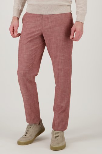 Pantalon de costume bordeaux de Upper East pour Hommes
