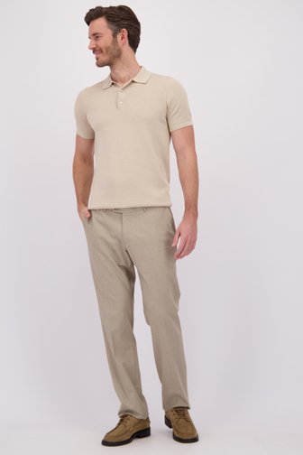 Le devant de Pantalon de costume marron - Comfort fit de Dansaert Black pour Hommes