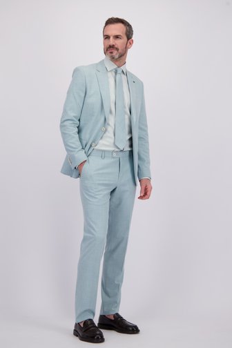 Pantalon de costume vert clair – Regular fit