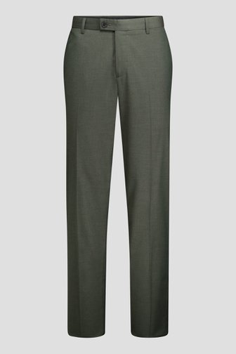 Le devant de Pantalon de costume vert - Regular fit - Roosevelt de Dansaert Black pour Hommes