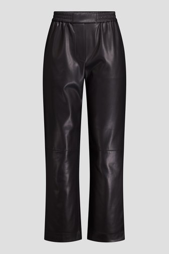 Le devant de Pantalon gris anthracite effet cuir de D'Auvry pour Femmes