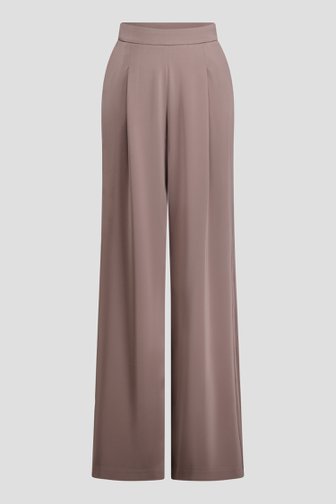 Le devant de Pantalon gris effet satin de D'Auvry pour Femmes