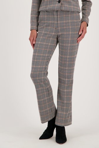Pantalon habillé avec motif pied-de-poule