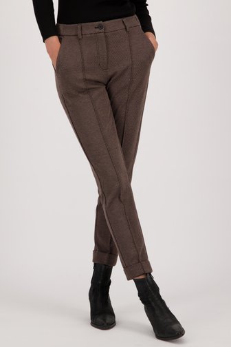 Pantalon habillé brun-noir	 de Opus pour Femmes