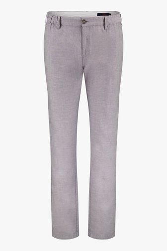 Pantalon habillé gris clair en lin - slim fit de Dansaert Blue pour Hommes