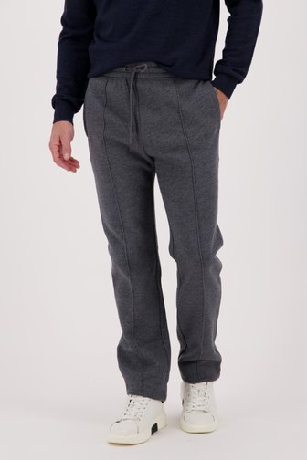Pantalon jogging anthracite à taille élastiqué de Liberty Island homewear pour Hommes