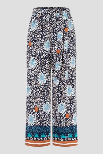Photo produit 1 de Pantalon large avec imprimé de More & More pour Femmes