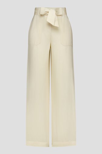 Pantalon large beige en lin de Liberty Loving nature pour Femmes