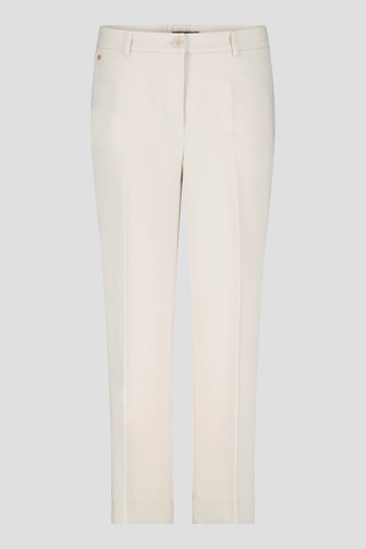 Pantalon large beige - longueur 7/8 de Claude Arielle pour Femmes