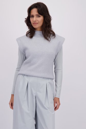 Le devant de Pantalon large bleu clair de Louise pour Femmes