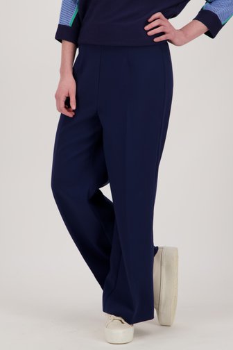 Pantalon large bleu foncé - longueur 7/8 de Libelle pour Femmes