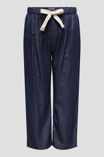 Pantalon large bleu foncé de Only Carmakoma pour Femmes