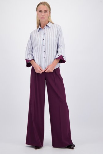 Le devant de Pantalon large bordeaux de D'Auvry pour Femmes