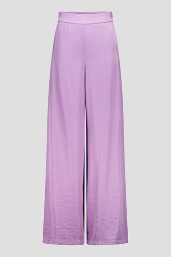 Pantalon large en soie lilas de D'Auvry pour Femmes