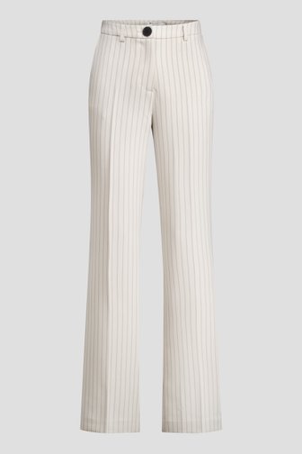 Le devant de Pantalon large gris clair à rayures de D'Auvry pour Femmes