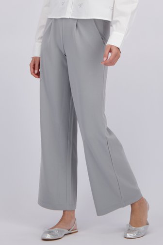 Le devant de Pantalon large gris de JDY pour Femmes