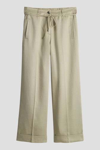 Le devant de Pantalon large kaki de Opus pour Femmes
